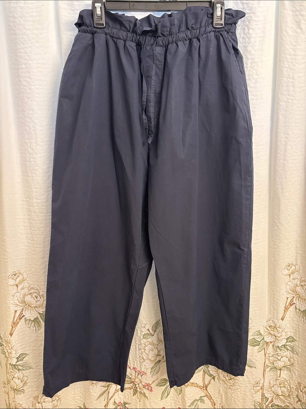 Amici by Baci Navy Drawstring Casual Pants